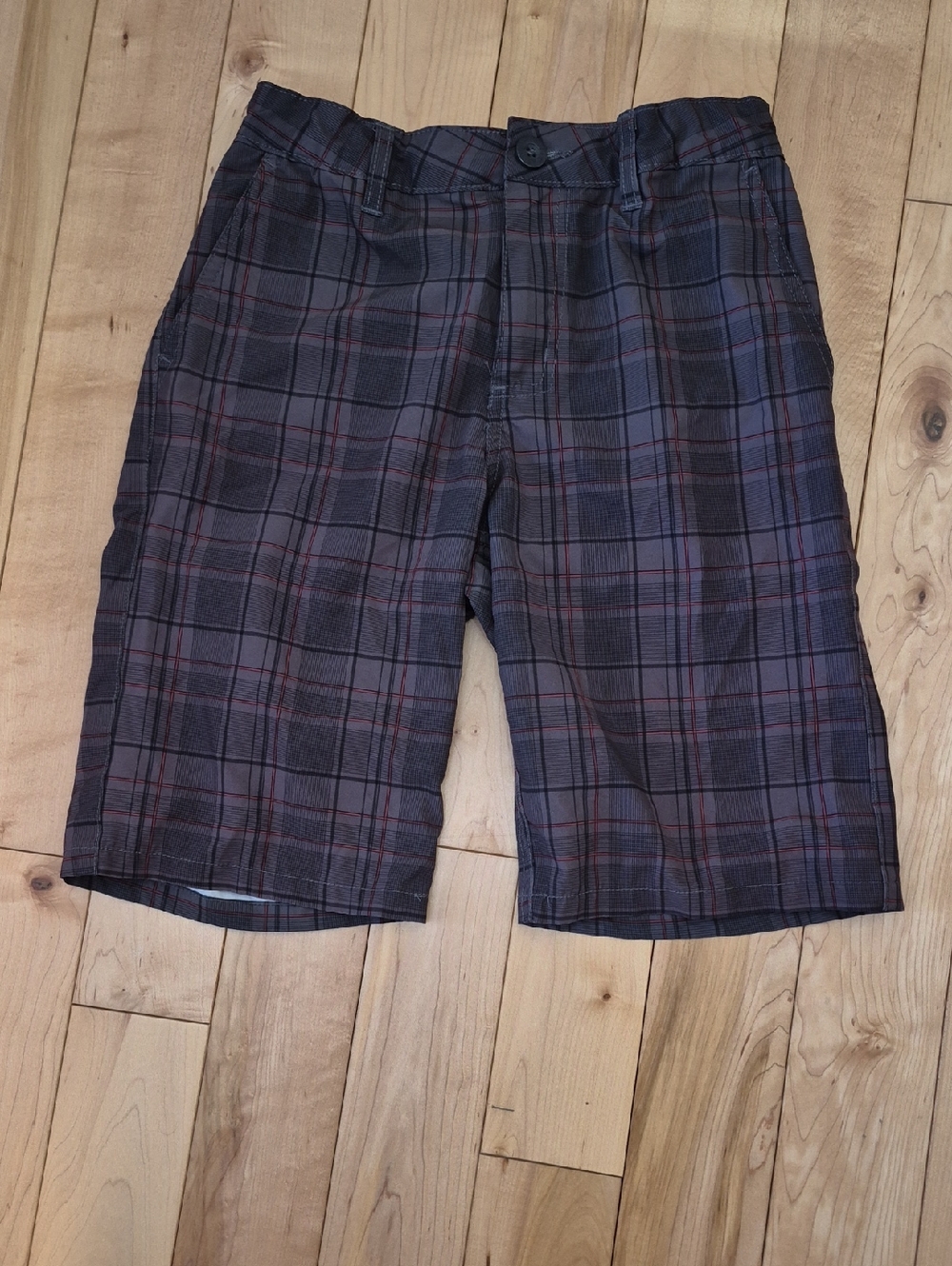 Boys Size 12 Matix Plaid Casual Shorts